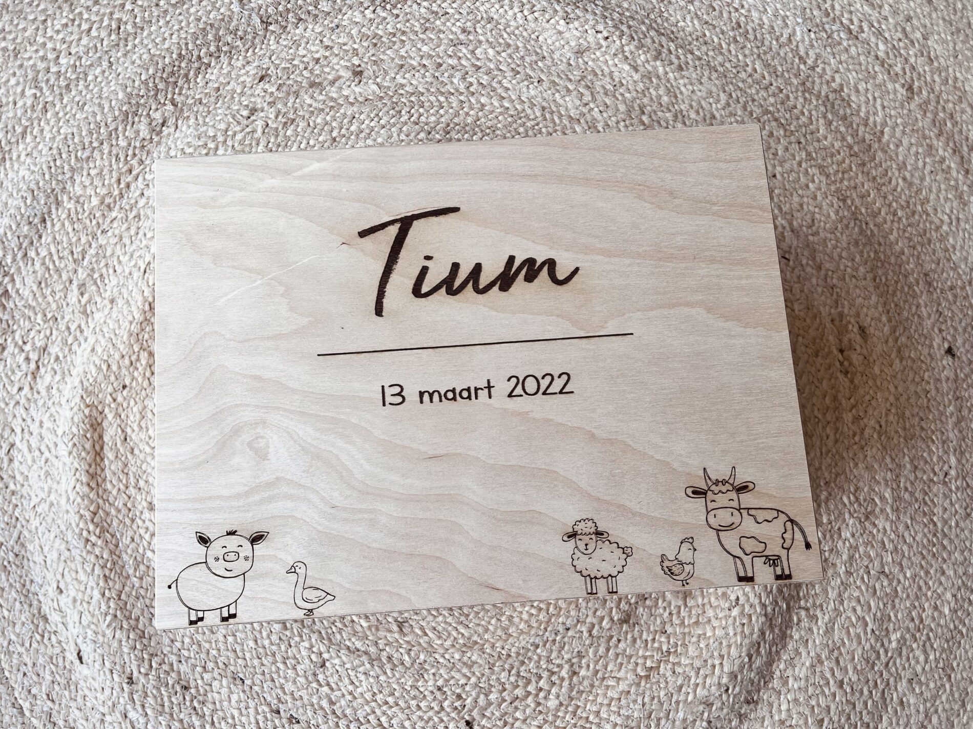 Memorybox meerdere diertjes